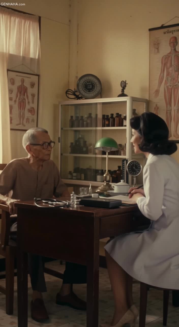 1970s Thai retro cinema film รายละเอียดคลิป